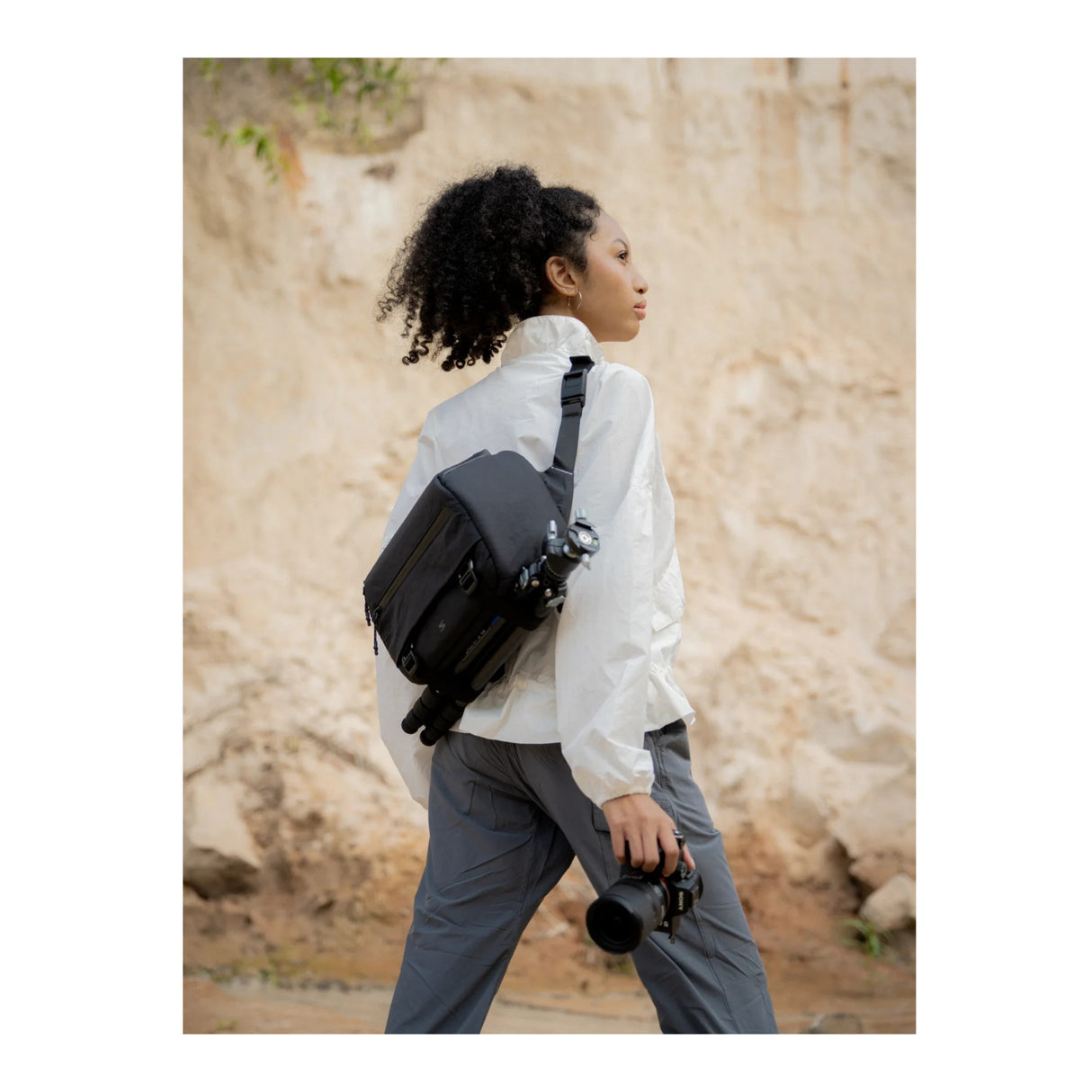 Sakk Gear Xplorer Waterproof Camera Sling Bag (6L, Black)