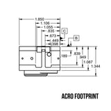 C+H Duty Closed Emitter Green Dot Sight Pistol Optic (3 MOA) (Open Box)