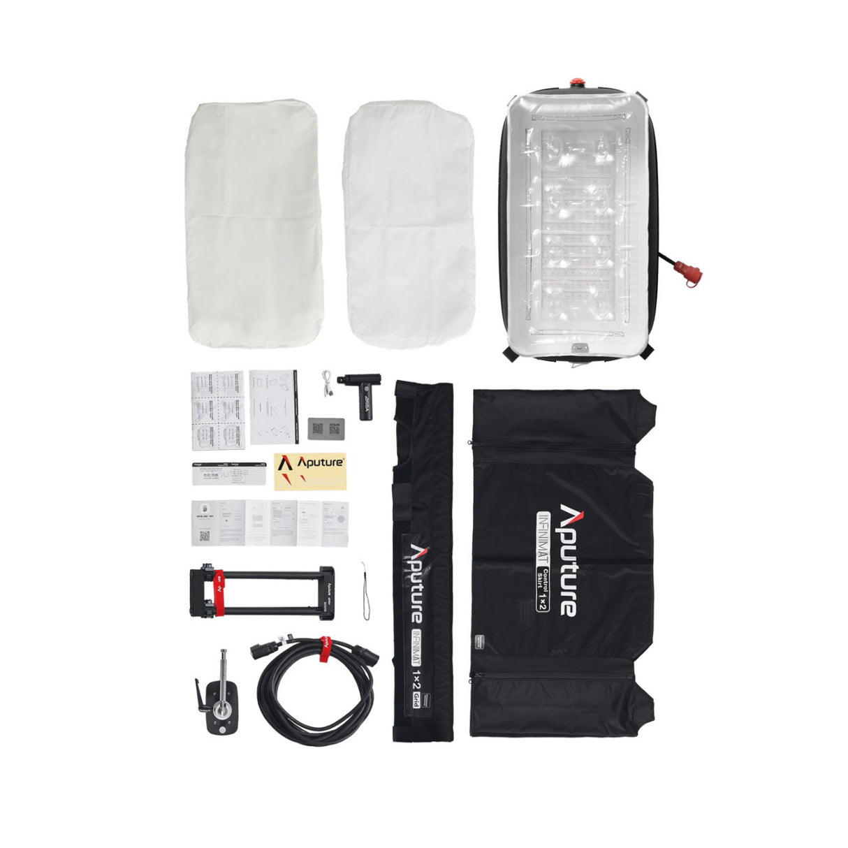 Aputure INFINIMAT LED & Clear Softbox Pack 1x2