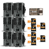 SPYPOINT Force 48 Trail Camera - 48MP Photo, 720p Video (Pack of 6) Bundle
