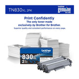 Brother DCP-L2640DW Wireless Monochrome Multi-Function Laser Printer Bundle