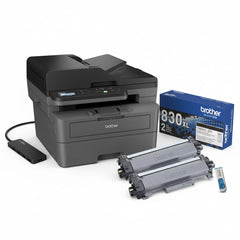 Brother DCP-L2640DW Wireless Monochrome Multi-Function Laser Printer Bundle