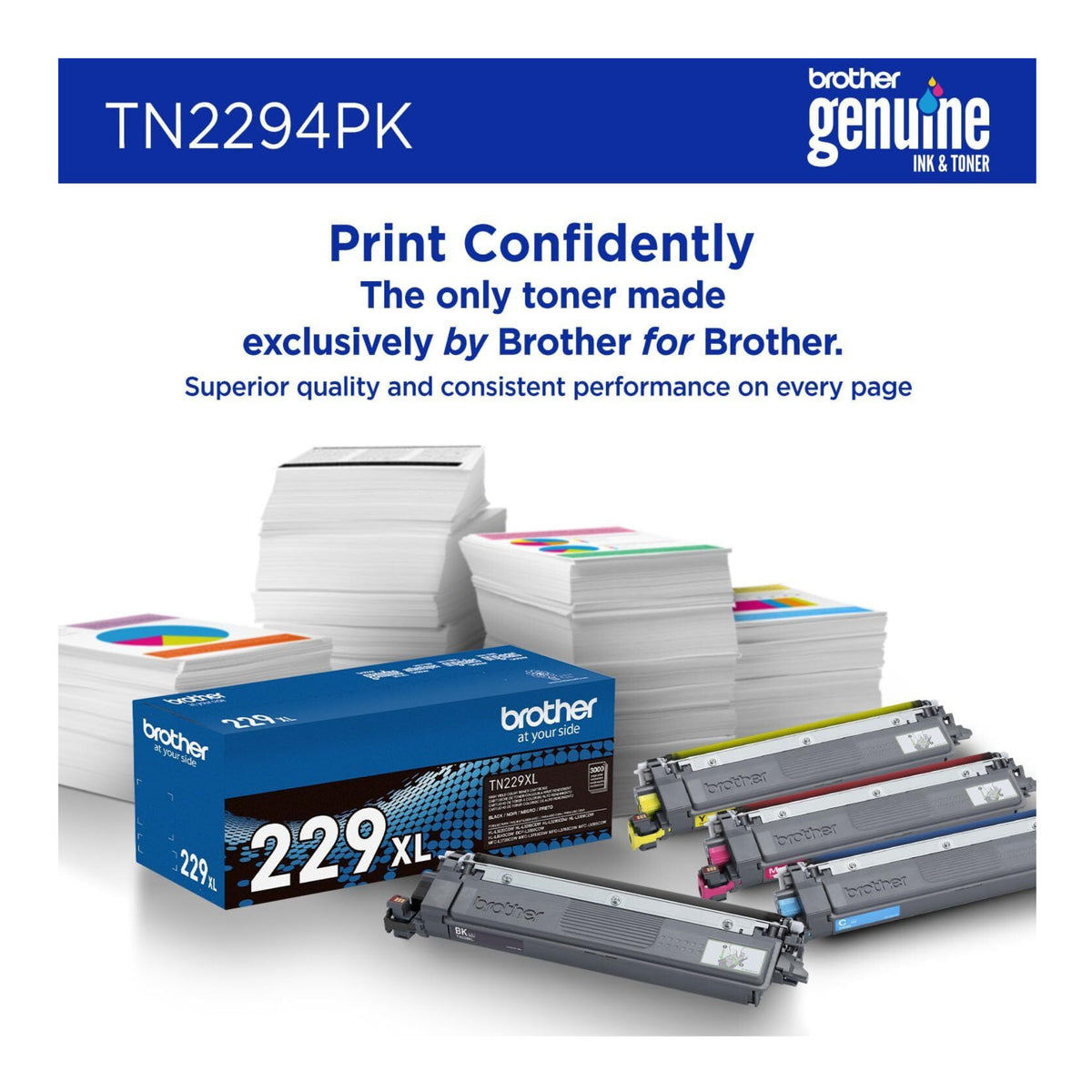 Brother MFC-L3780CDW Wireless Digital Color All-in-One Printer with Accessories