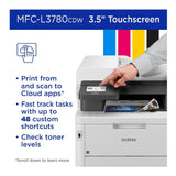 Brother MFC-L3780CDW Wireless Digital Color All-in-One Printer with Accessories