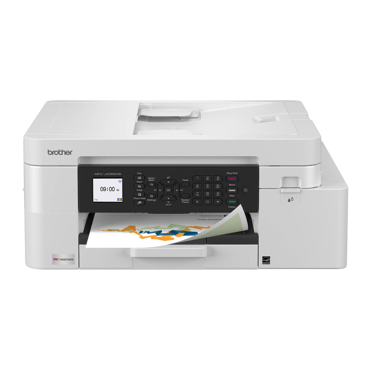 Brother INKvestment 4355 Wireless Color Inkjet All-in-One Printer Bundle