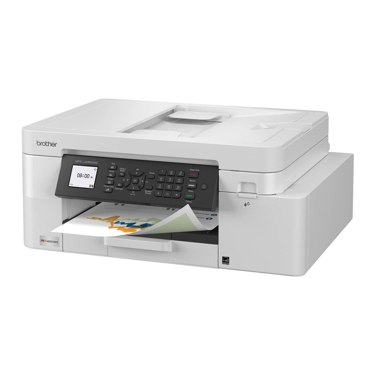 Brother INKvestment 4355 Wireless Color Inkjet All-in-One Printer Bundle