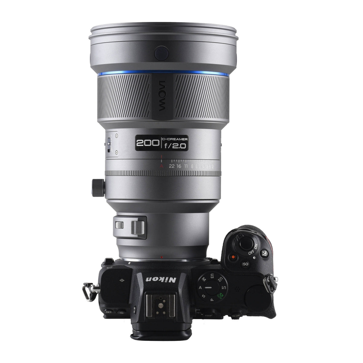 Laowa 200mm f/2 AF FF Telephoto Prime Lens (Nikon Z, Gray)