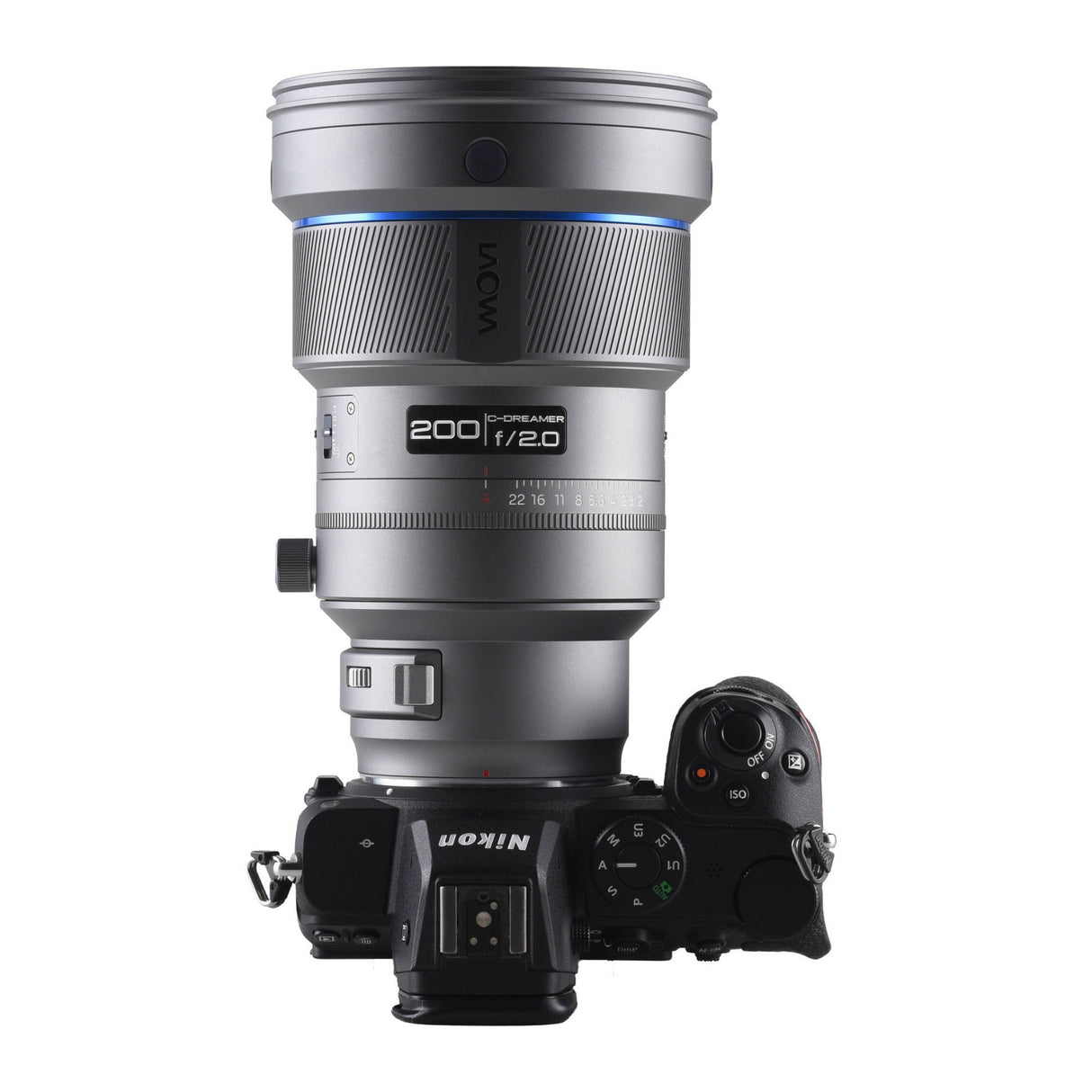 Laowa 200mm f/2 AF FF Telephoto Prime Lens (Nikon Z, Gray)