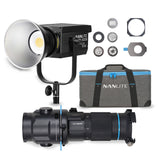 Nanlite FS-300B Bi-Color LED Monolight and Projection Attachment Bundle