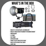 Nanlite FS-200 Daylight LED Monolight Bundle with Projection Attachment 25-45