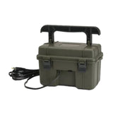 Stealth Cam 12V Weatherproof Battery Box (3-Pack, Dark Green) Bundle