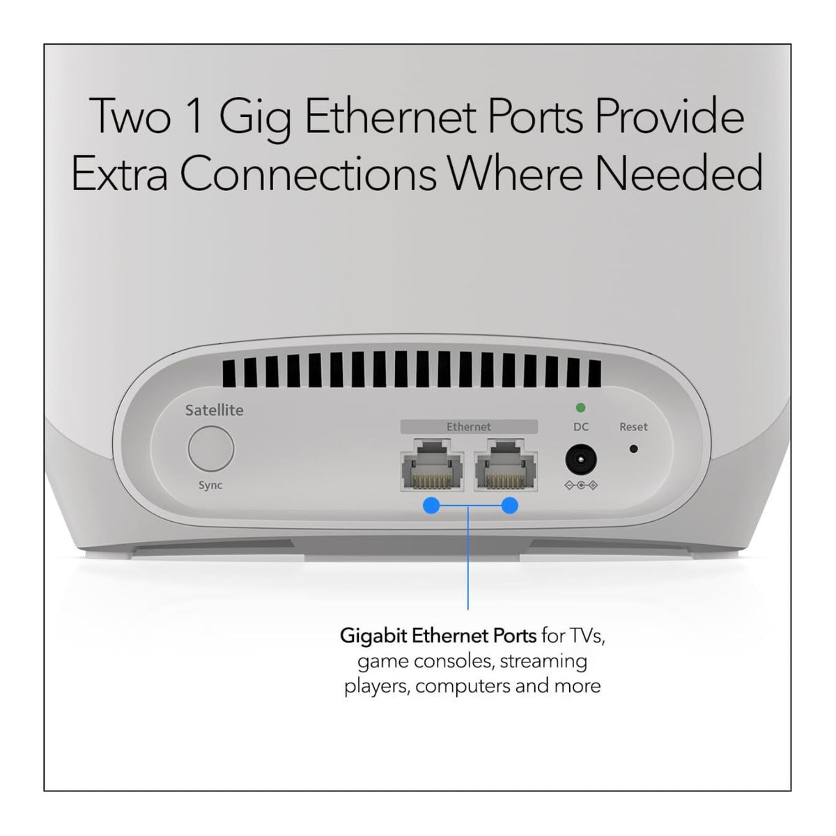 Netgear Orbi RBS760 Tri-Band Wireless Range Extender (Up to 5.4Gbps) (Open Box)