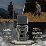 Spypoint Flex-S Dark Cellular Night Vision Trail Camera Bundle