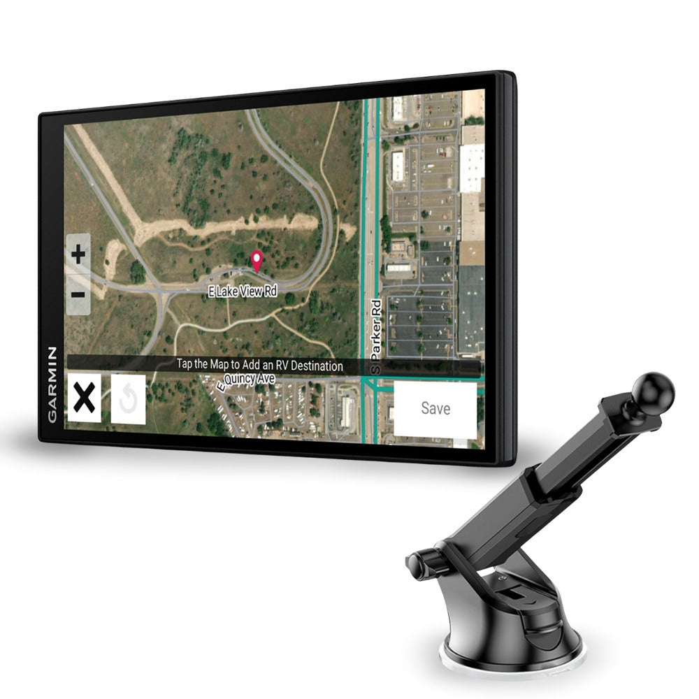Garmin 7-Inch RV 795 GPS Navigator with GPS Suction Cup Mount Bundle