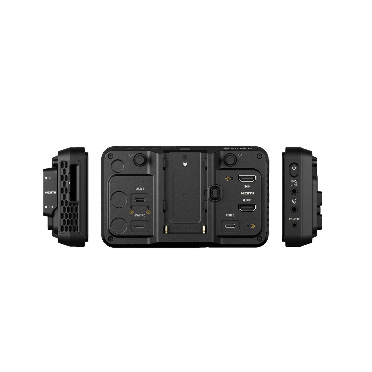 Atomos Ninja TX GO Bundle with Universal Power Kit and Professional Headphones