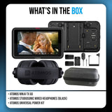 Atomos Ninja TX GO Bundle with Universal Power Kit and Professional Headphones