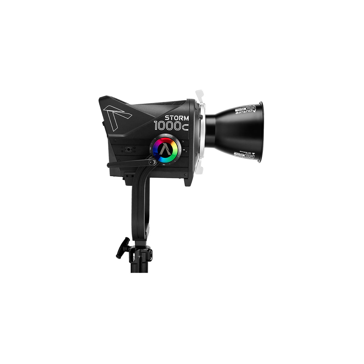 Aputure Storm 1000c Bundle with Wide Reflector, Fresnel, Barn Doors, and Skid