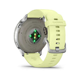 Garmin Venu 4 45mm GPS Smartwatch (Silver with Citron Silicone Band) Bundle