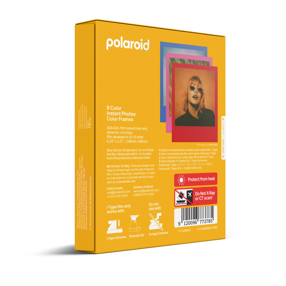 Polaroid Color Film for I-Type (Color Frames Edition)