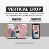 Canon CR-N400 4K 12G-SDI NDI PTZ Camera with 20x Optical Zoom (Satin Black)