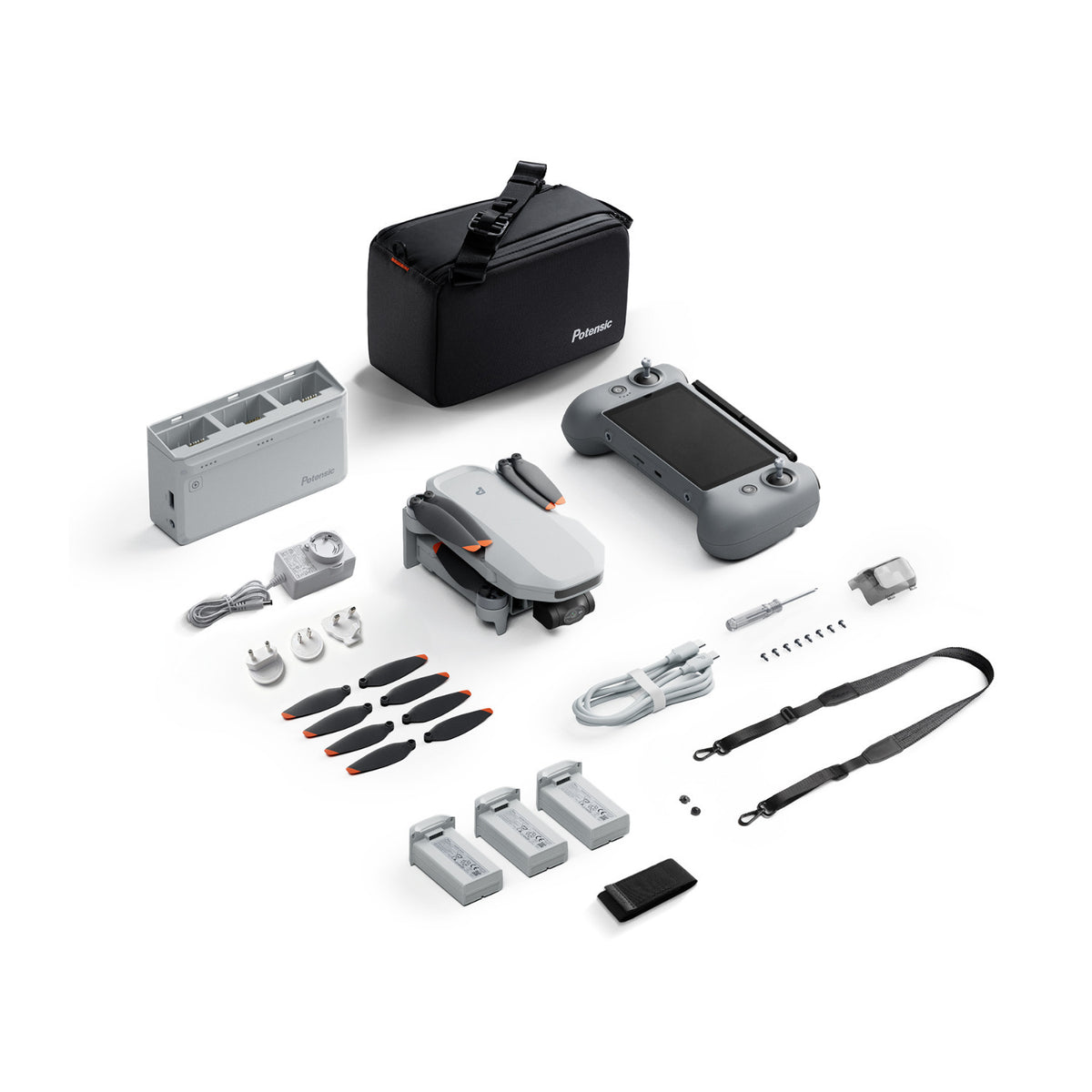Potensic ATOM 2 Drone with AI Tracking and HDR Fly More Combo with Screen Remote