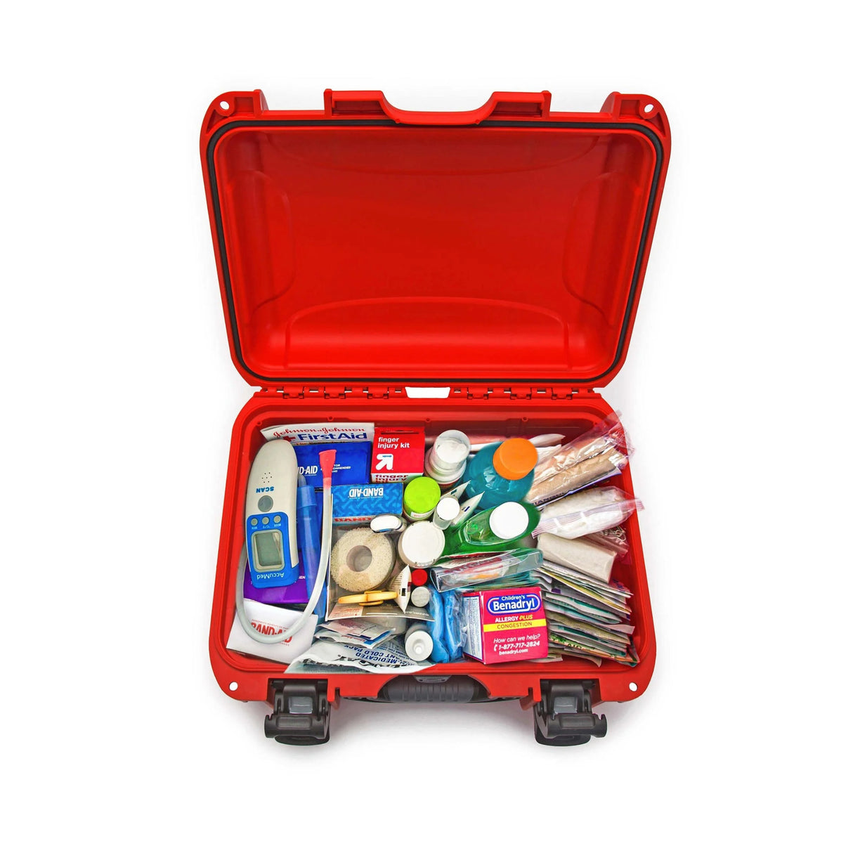 NANUK 915 Waterproof First Aid Hard Case - IP67 Rated (Red)