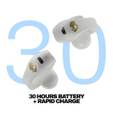 Skullcandy Push 720 Open Ear True Wireless Earbuds (Bone/Gold)