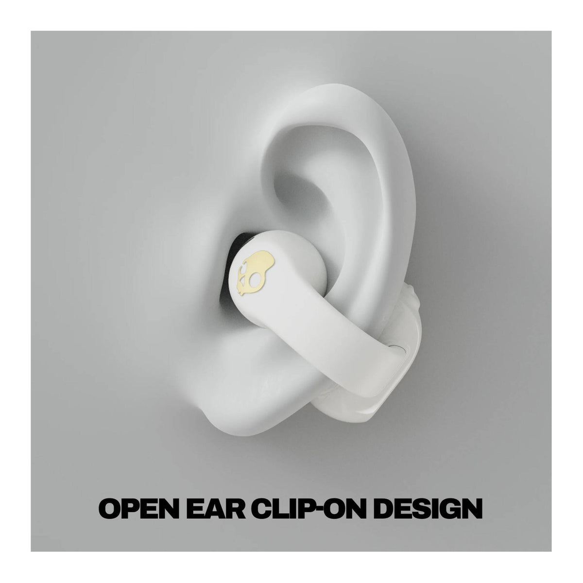 Skullcandy Push 720 Open Ear True Wireless Earbuds (Bone/Gold) (Open Box)