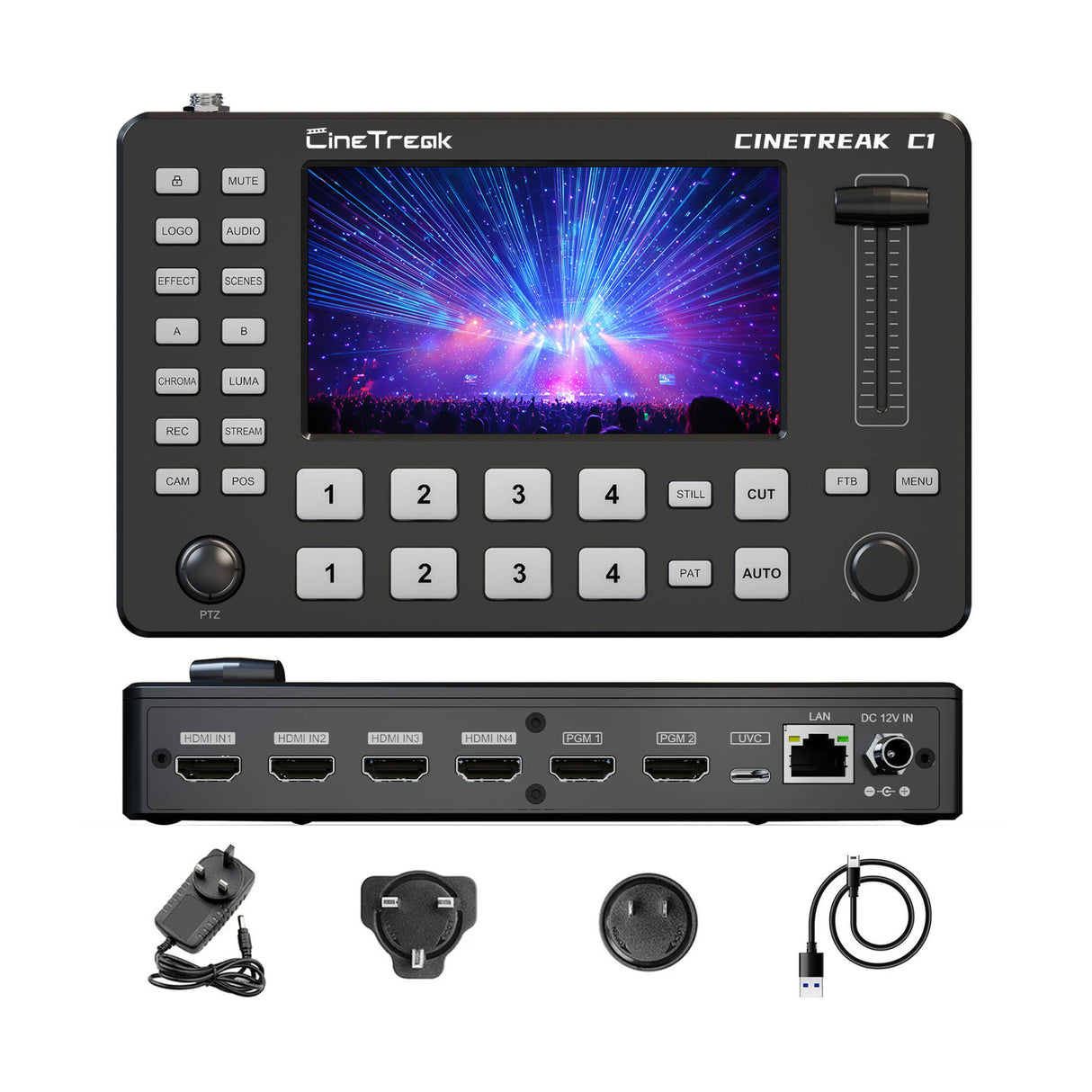 CineTreak C1 Compact 4-Channel HDMI Video Switcher