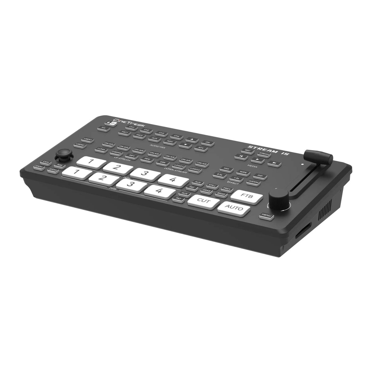 CineTreak STREAM 1S Video Switcher with PTZ Camera Control (4 SDI + 1 HDMI)