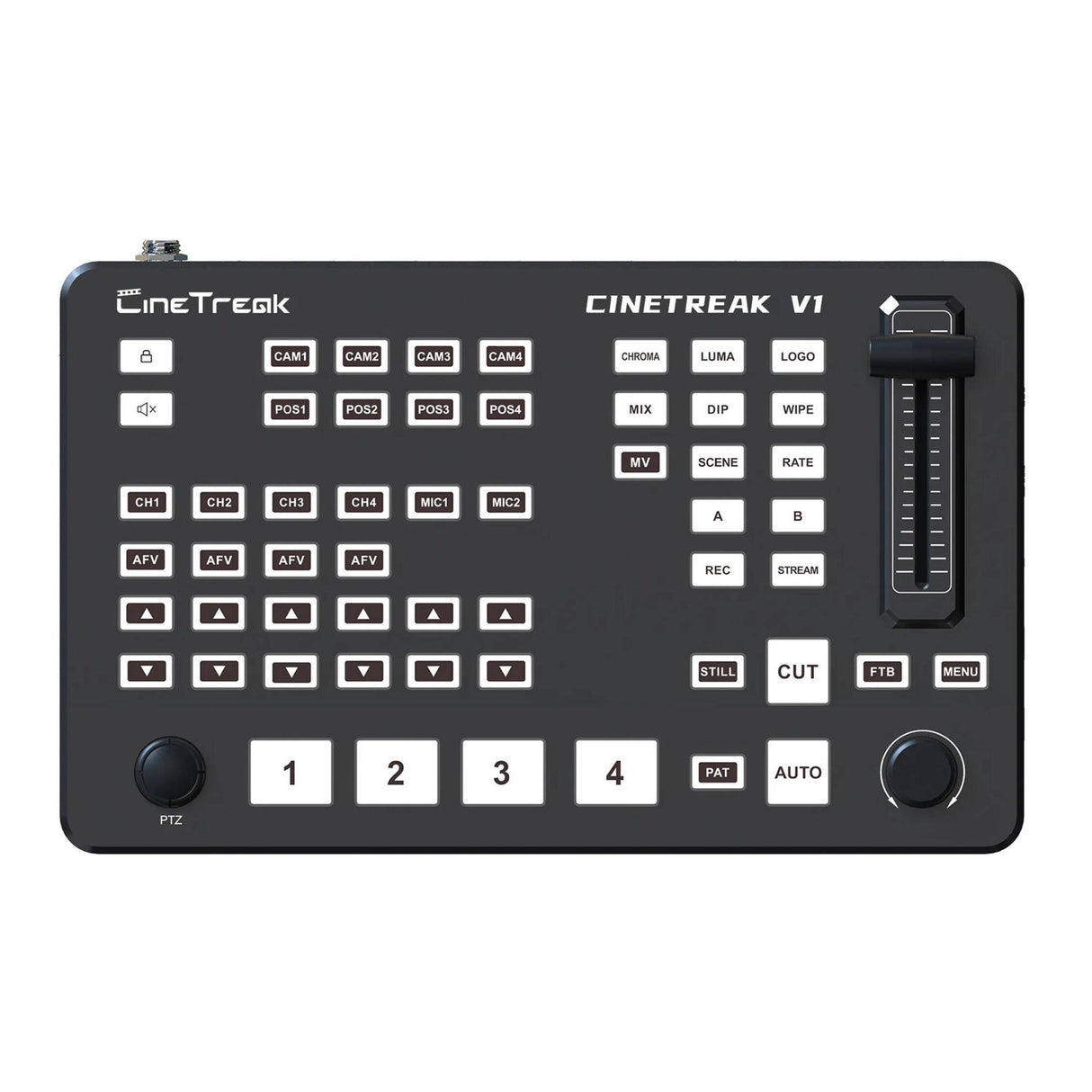 CineTreak V1 4-Channel HDMI Video Switcher with Vertical Live Streaming
