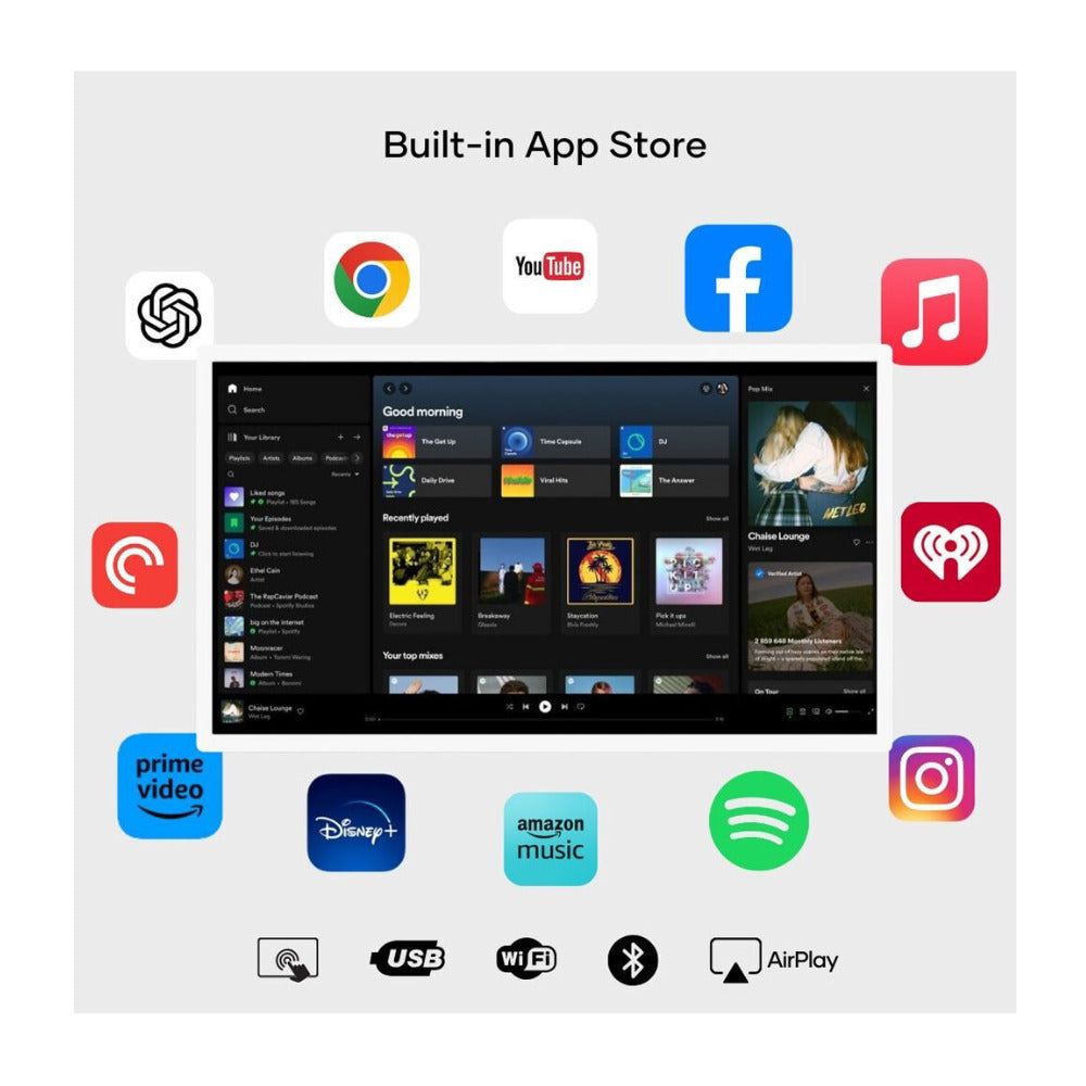 Cozyla 15.6-Inch 1080p Digital Calendar+ 2  Wall Planner Touch Screen