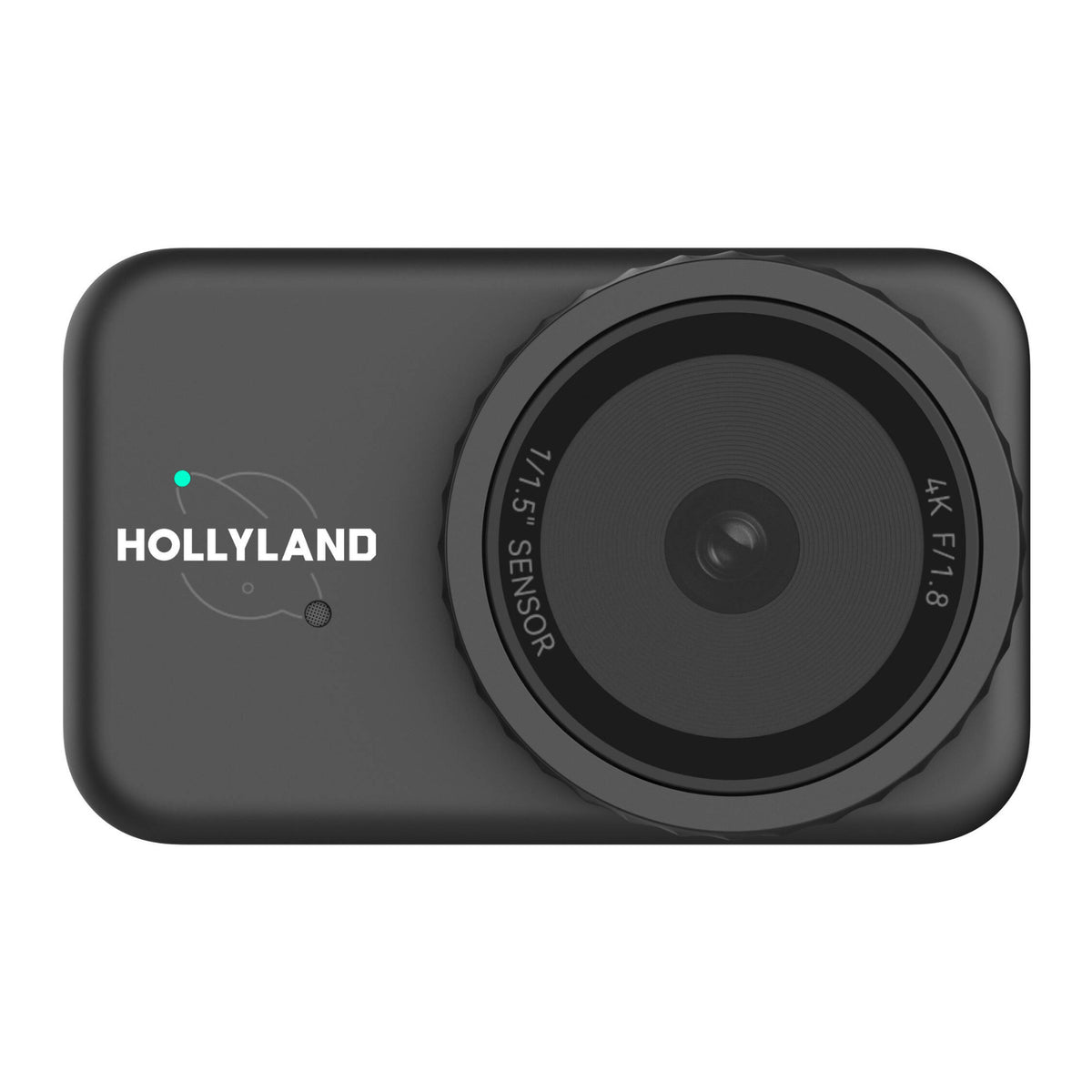 Hollyland Lyra UHD 4K Webcam with Noise Cancellation Magnetic Clip Mount (Black)