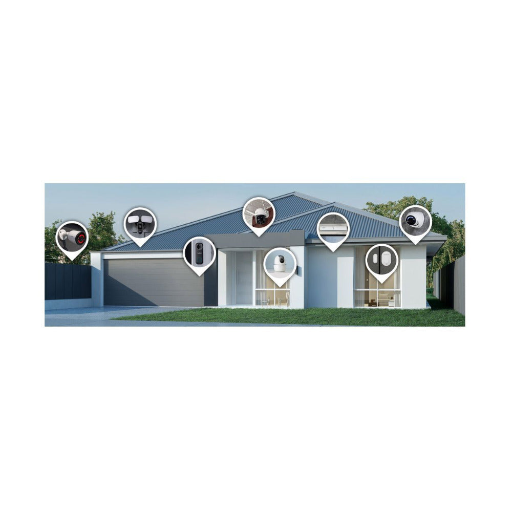 Lorex 4K Dual-Lens Wi-Fi Security Camera with Smart Security Lighting