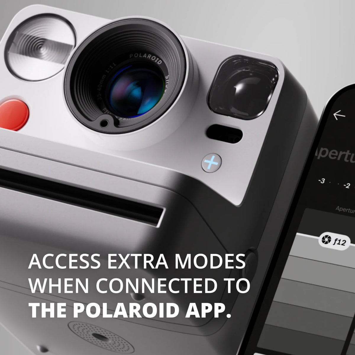 Polaroid NOW+ Instant Camera Generation 2 (White) with Film Kit and B&W Film