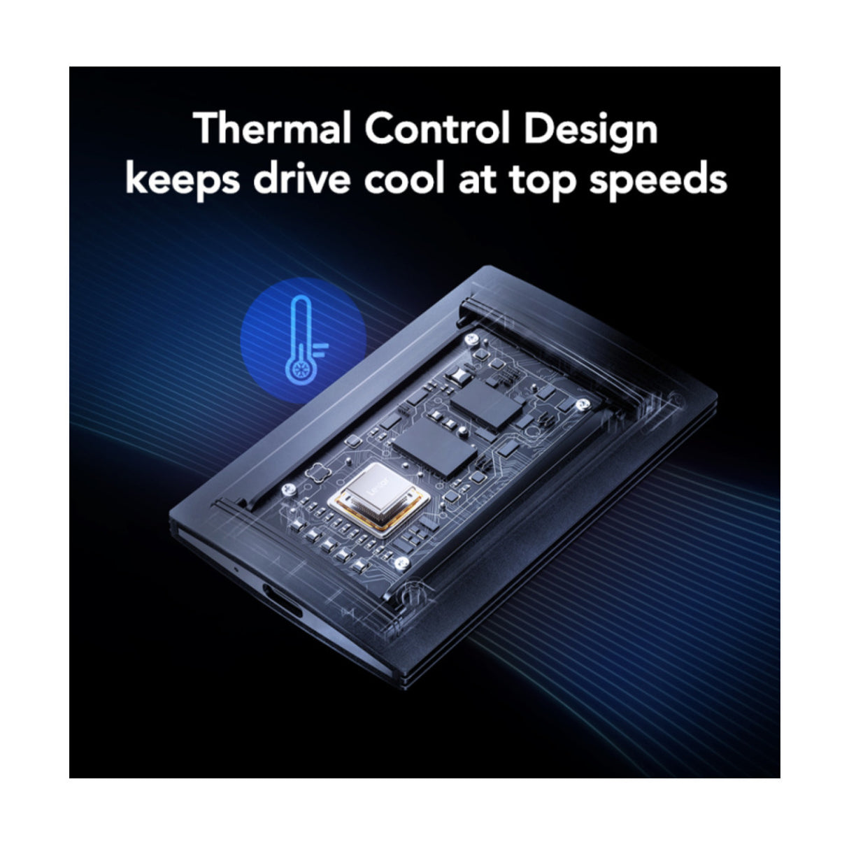 Lexar SL500 1TB Portable SSD with Magnetic Set - USB 3.2 Gen 2x2