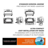 Standard Horizon GX6000 Commercial Grade Fixed Mount VHF with NMEA2000