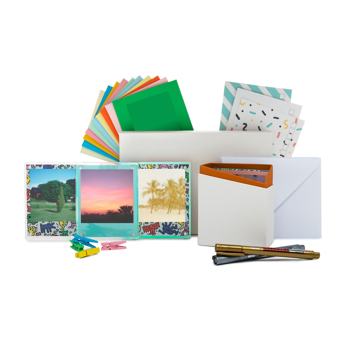 Polaroid NOW+ Instant Film Camera Deluxe with Color Instant and B&W Film Bundle