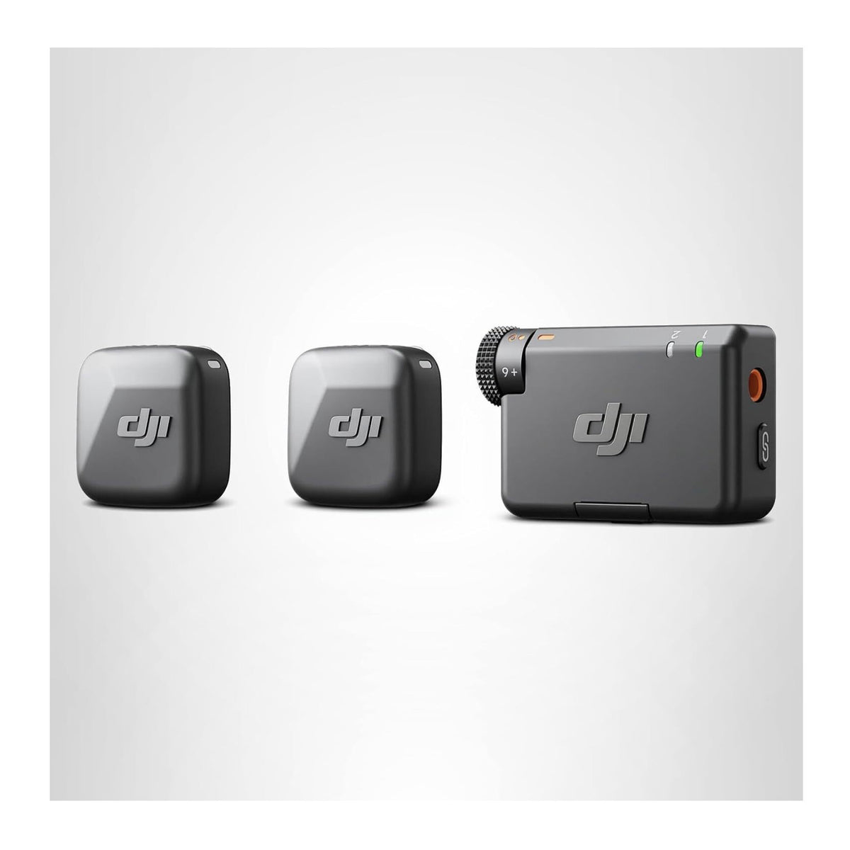 DJI Mic Mini (2 TX + 1 RX) Wireless Lavalier Microphone for 2-Person (Black)