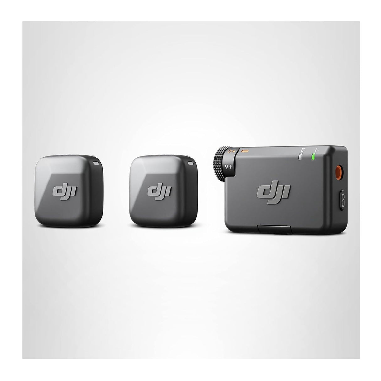 DJI Mic Mini (2 TX + 1 RX) Wireless Lavalier Microphone for 2-Person (Black)