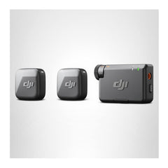 DJI Mic Mini (2 TX + 1 RX) Wireless Lavalier Microphone for 2-Person (Black)