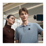 DJI Mic Mini (2 TX + 1 RX) Wireless Lavalier Microphone for 2-Person (Black)