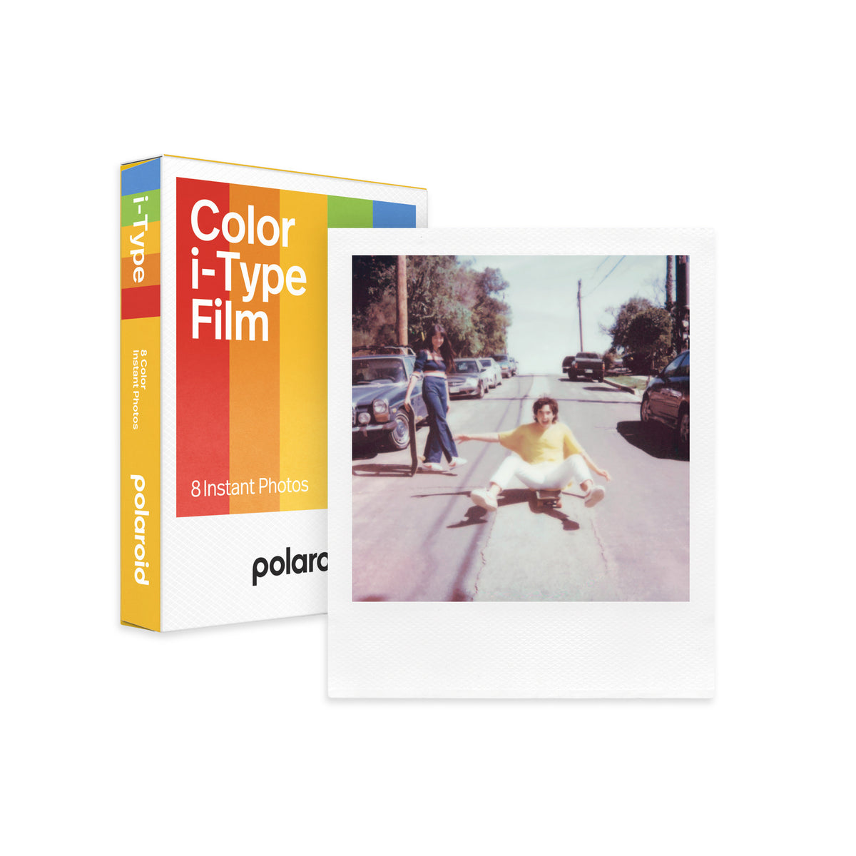 Polaroid Originals Now Viewfinder i-Type Instant Camera (Blue) Bundle with Film