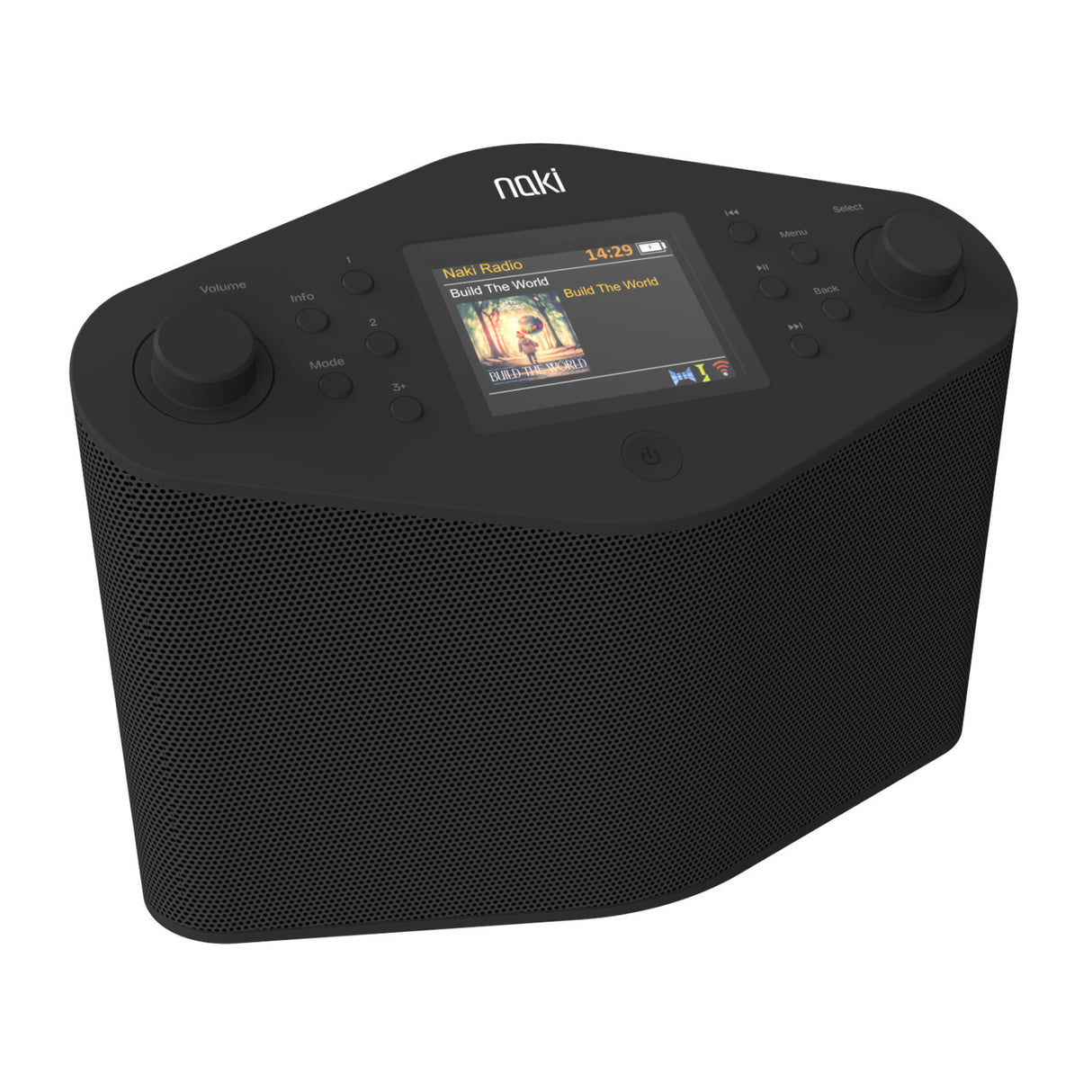 Naki PulseMax - Online Streaming Kosher Music Player (Black)