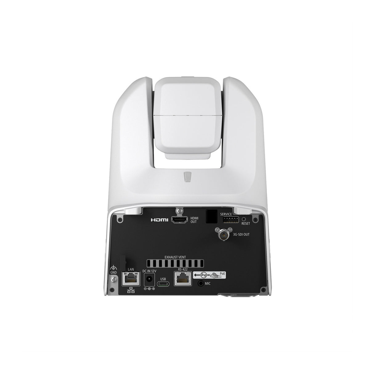 Canon CR-N350 4K NDI PTZ Camera with 20x Zoom (Titanium White)