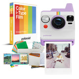 Polaroid Now Generation 3 Purple Analog Instant Camera with Tripod Mount Bundle