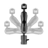 Westcott Dual-Joint 3/8 Inch Anti-Twist Tilter Bracket with 360 Rotation