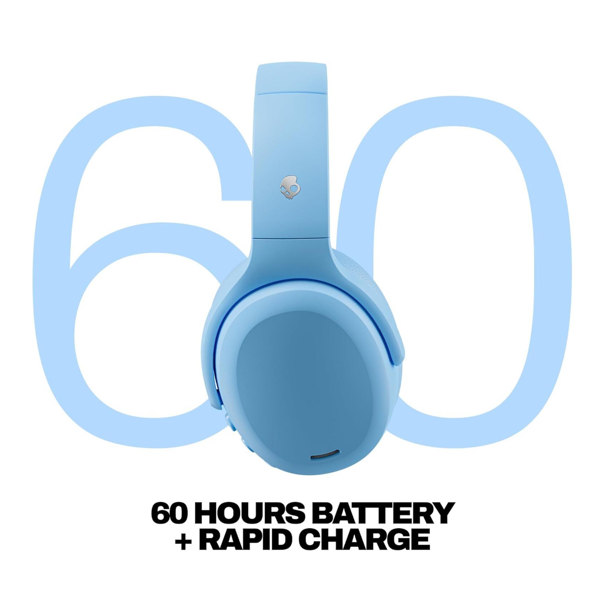 Skullcandy Crusher ANC 2 Sensory Bass Headphones (Preppy Blue