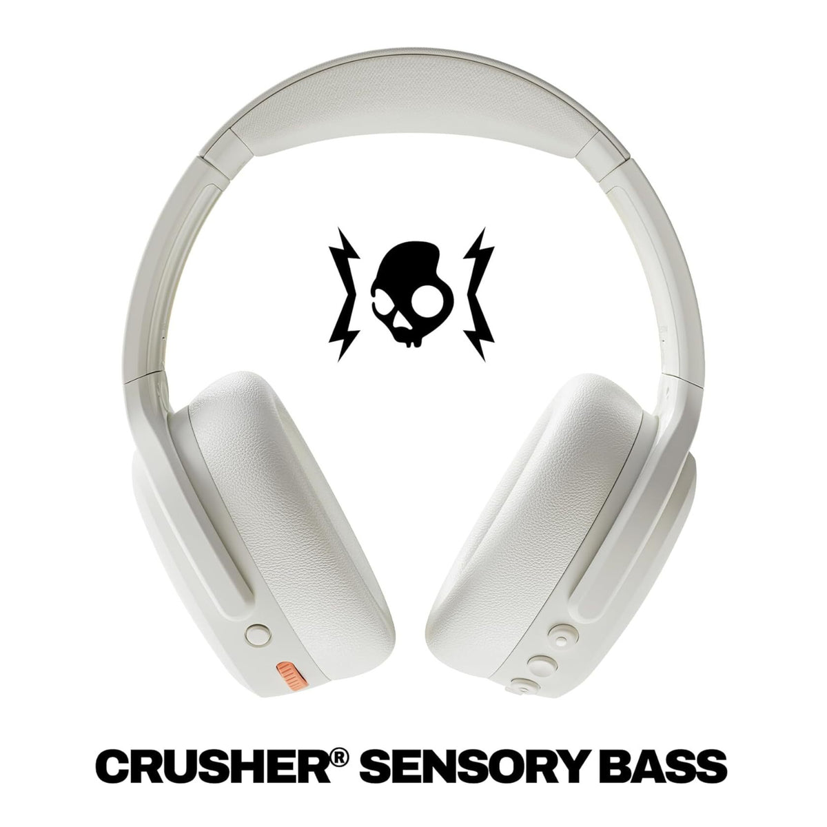 Skullcandy Crusher ANC 2 Sensory Bass Headphones (Bone Orange Glow) (Open Box)