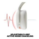 Skullcandy Crusher ANC 2 Sensory Bass Headphones (Bone Orange Glow) (Open Box)